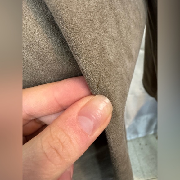 Leather/ suede reversible women’s trench coat - Picture 16 of 16